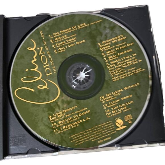 Celine Dion - The Colour of My Love (CD, 1993) Platinum Pop Album - Picture 5 of 6